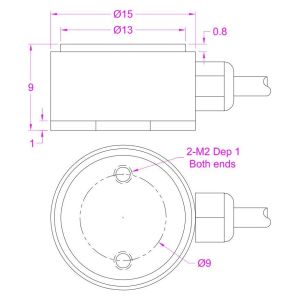 Compact Load Cell 1kg 2kg 5kg 10kg 20kg Compression Force Measurement Sensor