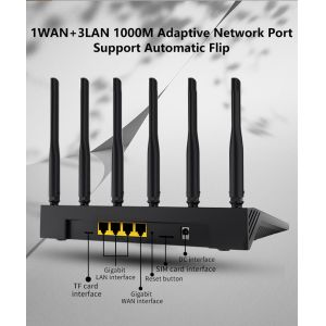 AX1800 5G CPE Router IPQ6000 Wireless Gigabit WIFI6 Omnidirectional Antenna
