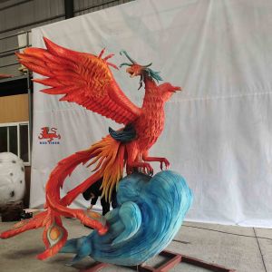 Electronic Handcrafted Realistic Animatronic Animals Chinese Ancient Creatures