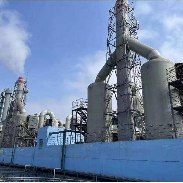 Acid Fume Mist Scrubber Waste Gas Acid Mist Purification Tower FRP GRP Low