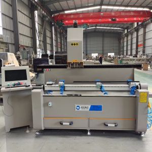 Window Manufacturing Machines CNC Double Spindle Aluminum Drilling And Milling