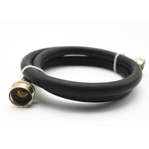 10 Bar 3/8" Inch 1.5M Black Washing Machine Inlet Hoses Assembly