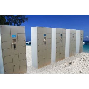 Customized Smart Metal Cabinet Luggage Lockers With Phone Charging Function