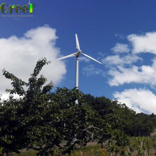 Quality 20KW Small Solar Hybrid Pitch Control Wind Turbine Fan To Generate Electricity for sale