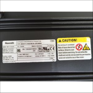 Rexroth MSK071C-0450-NN-M1-UPO-NNNN Servo Motor with IP65 Protection Class and