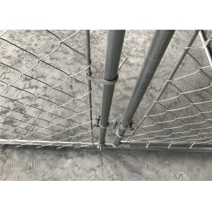 chain link/cyclone /hurrican dog kennel fencing 4'x6' x 10' chain mesh fabric