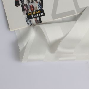 Wholesale Silk Like Soft Recycled Chiffon Satin Stripe polyester fabric for