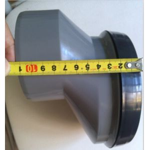 Strong Commonality Toilet Shifter , PVC Offset Wc Pan Connector 25mm 50mm
