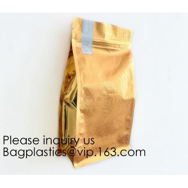 Laminated Material Metalized Film Side Gusset Pouches,Digital Metaled Print