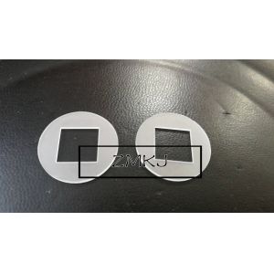 Al2O3 Single Crystal Sapphire Optical Windows Custom Shape With Square Round