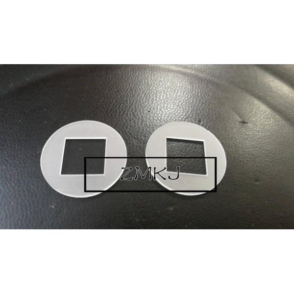 Al2O3 Single Crystal Sapphire Optical Windows Custom Shape With Square Round