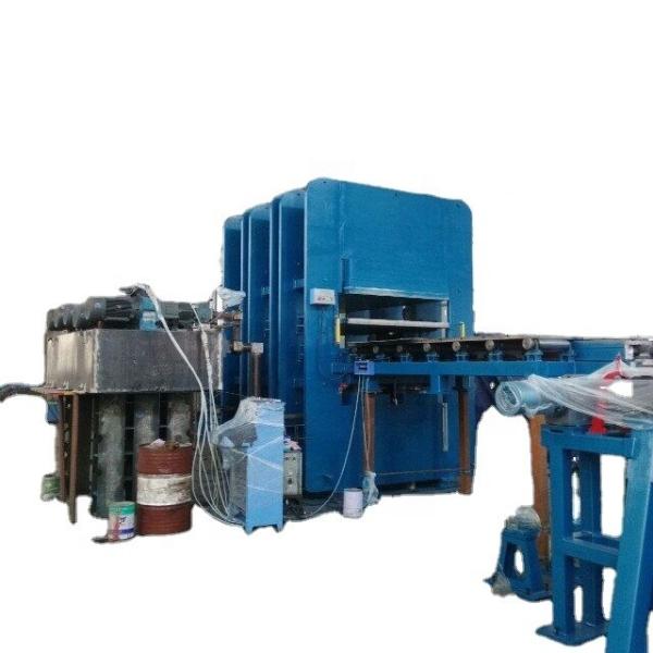 Quality Automatic Conveyor Belt Hydraulic Curing Press Machine With Hot Press Function for sale