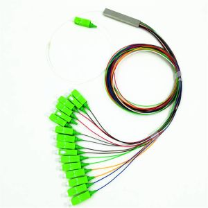 FTTH olt fttx fiber optical pvc corning 1 x n plc splitter 1x16 1x4 1x8 1x2 1x32