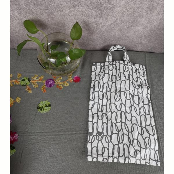 Versatile Custom Gray Storage Bag for Electronic Devices Lightweight and Waterproof