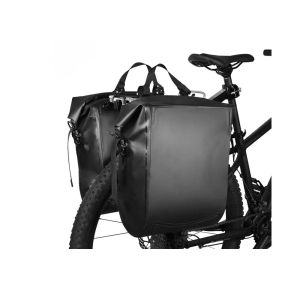TPU Bicycle Grocery Carrier 20L 25L Bicycle Pannier Bag Backpack