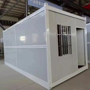 Farmhouse Design Style Modular Moveable Container Folding House with Aluminum