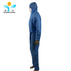 40gsm Disposable PP Protective Coverall Suit ISOt For Dust Proof Medical Using