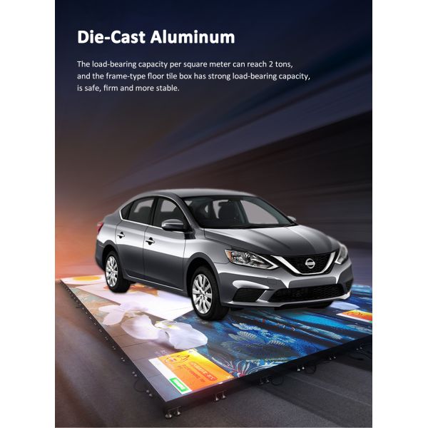 Multi Person Interactive Radar sensor LED Floor Tile Screen Intelligent High Definition Display