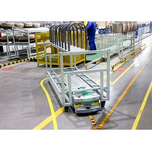 Magnetic Guided AGV Automatic Guided Vehicles 500-1500kg Loading Capacity