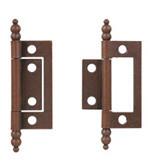 Quality 4 Inch 2.0mm Plastic Surface Iron Fan Shaped Door Hinges for sale