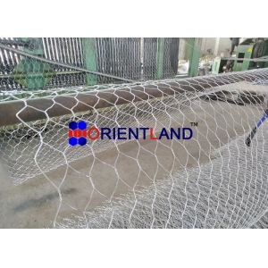Zn+Al Coating Gabion Baskets Dimensions 3 X 1 X 0.5 M And Mesh Size 6x8