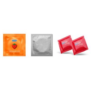 PLC Automatic Packing Machinery Pillow or Condom Packing Machine