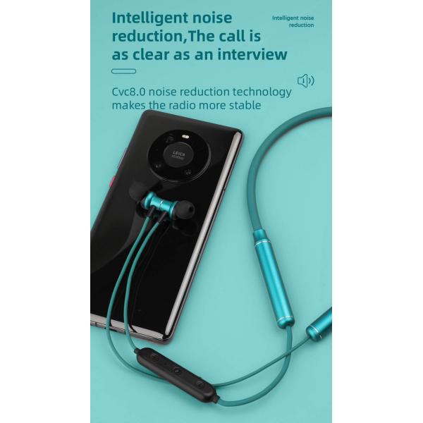 Wireless Bluetooth Neckband Earbuds HD Stereo Sound Noise Canceling Headset