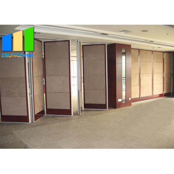 Aluminum Frame Sound Proof Fabric Folding Partition Walls For Office Training