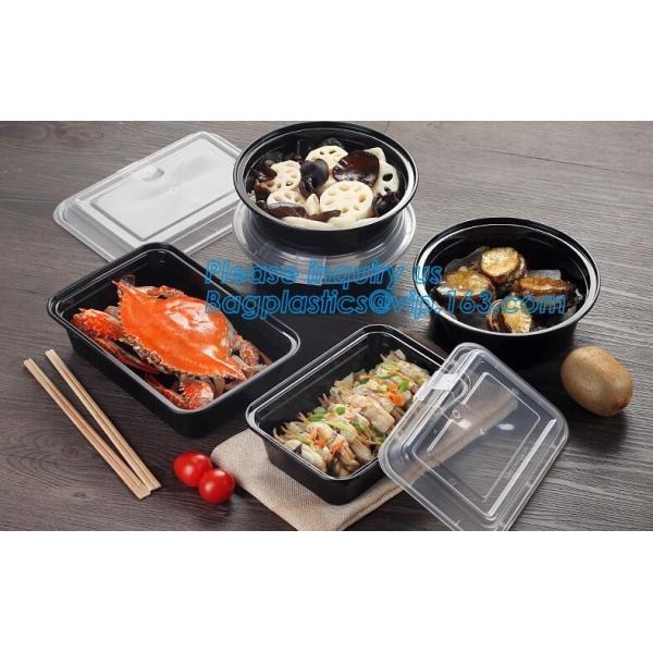 clear disposable high quality plastic packaging food container transparent soup