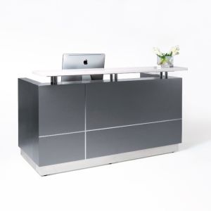 Simple Design Marble Top Modern Office Furniture Reception Desk