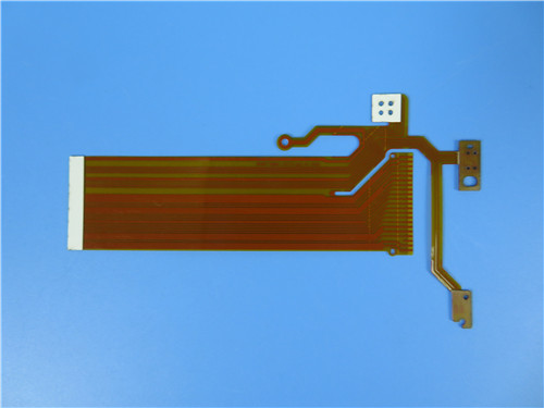 Wholesale 2 Layer Flexible Printed Circuit PCB (FPC) Built on Polyimide With FR4 Stiffener for Embedded Systems Programming from china suppliers