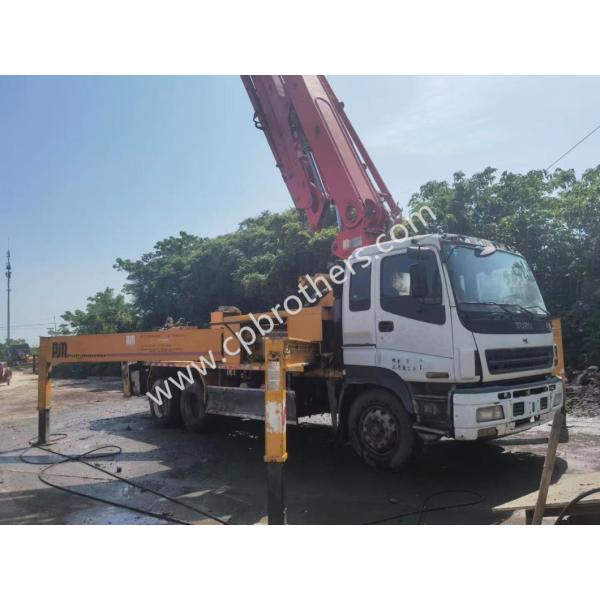 2013 Putzmeister 38m Mobile Pipeline Concrete Pump for Precise Concrete Placement