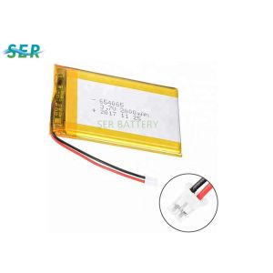 China Li - Po 3.7 Rechargeable Lithium Battery 654065 on sale