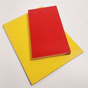 Fireproof Wood Grain Aluminium Composite Panel , Aluminium Advertising Boards​