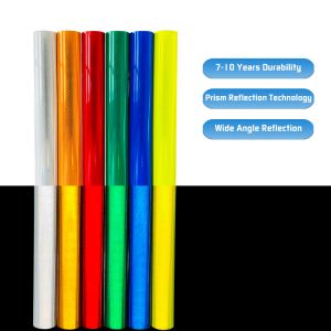 4x150FT Micro White Yellow High Visibility Micro Diamond Grade Reflective