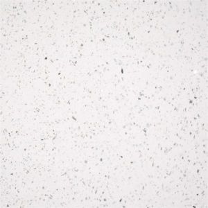 White Glass Quartz Stone Slab For Bathroom Countertop Vanity Top
