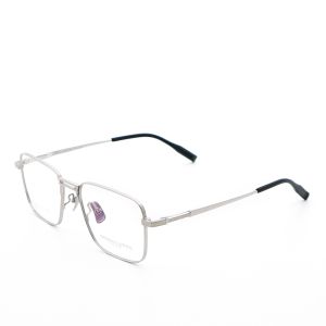 Ultra-Light Titanium Eyeglasses Polygonal Shape Optical Frame