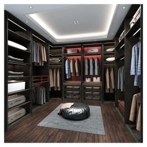 Custom Bedroom MDF Wardrobe Closet for Modern Open Wardrobes Room Combination