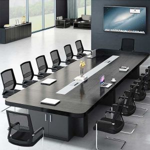 2.4m Office Conference Table Rectangular Large Conference Desk