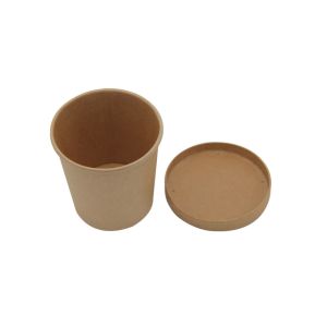 Eco-Friendly Compostable Takeaway Biodegradable Kraft Paper Disposable Noodle