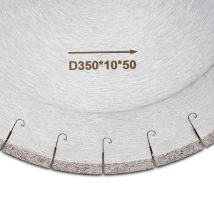 High Frequency Brazed Diamond Saw Blade D350mm for Cutting Dekton Marble
