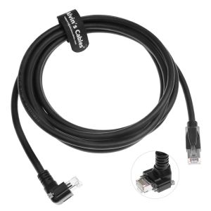 Alvin's CAT6a GigE Vision Cable Shielded Right Angle 20m 65.6ft