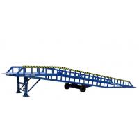 China Large Loading Capacity Mobile Dock Ramp With Outriggers Movable Dock Leveler for sale