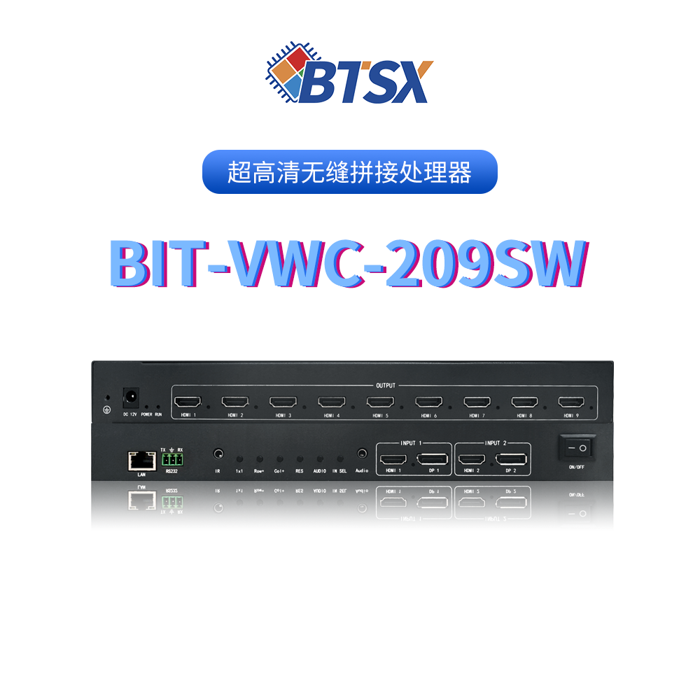 Bitvisus Professional Video Splicing Processor Supports 9-screen Splicing BIT