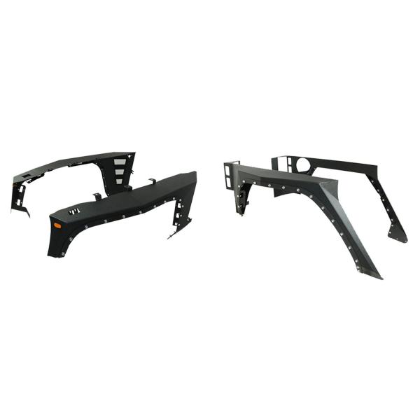 Steel material Fender flare for jk Armor wheel fender for Jeep JK,Steel fender