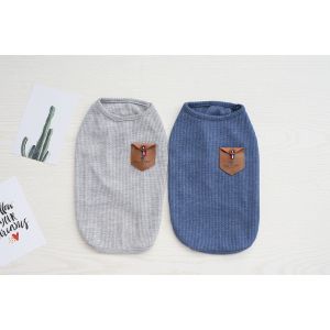 Fitwarm Handsome Chic Waffle Onesies Cotton Dog And Cat Clothes