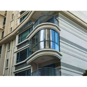 Durable White Powder Coated Aluminium Windows Easy Installing