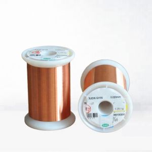 Round Polyurethane Solderable Enameled Copper Magnet Wire With Higher Thermal