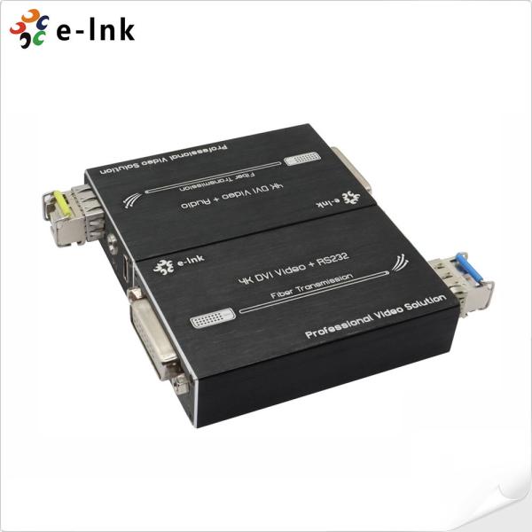 Quality 4K DVI Over Fiber Extender, Long-Distance, Uncompressed Signal Transmission for sale