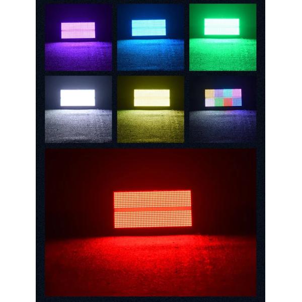 8+8 Segment 1000W Rgb 3In1 LED Strobe Light Dmx512 Flashing Strobe Lights